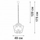 Подвесная люстра Vitaluce V4991-8/3 V4991