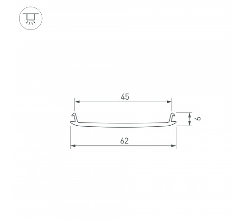 Рассеиватель Arlight 040822 STRETCH Рассеиватель Arlight 040822 STRETCH