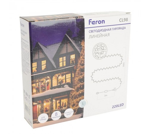 Гирлянда Супернить Feron 51437 CL98 Гирлянда Супернить Feron 51437 CL98