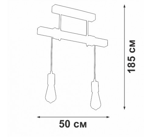 Подвесной светильник Vitaluce V2860-1/2PL V2860 Подвесной светильник Vitaluce V2860-1/2PL V2860