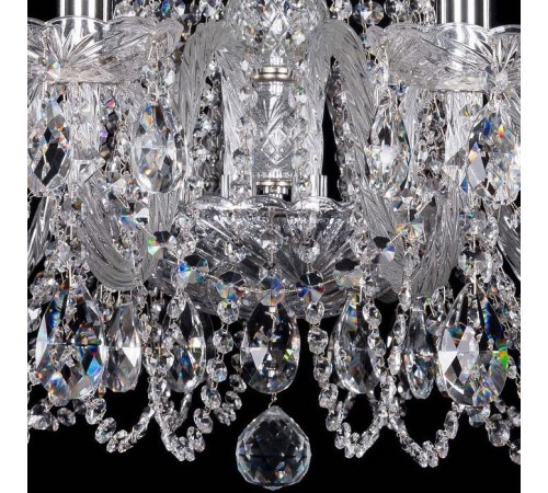 Подвесная люстра Bohemia Ivele Crystal 1402/12/300/Ni 1402 Подвесная люстра Bohemia Ivele Crystal 1402/12/300/Ni 1402