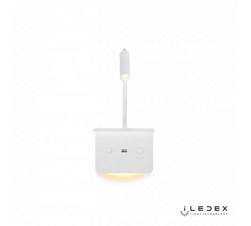 Бра с полкой iLedex 7031C WH Support