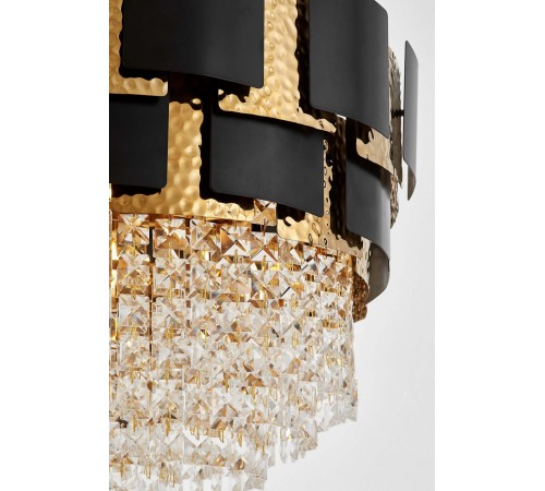 Подвесная люстра LUMINA DECO LDP 7045-600 BK+GD MOLINA Подвесная люстра LUMINA DECO LDP 7045-600 BK+GD MOLINA
