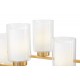 Подвесная люстра LUMINA DECO LDP 1239-8 F.GD Lino
