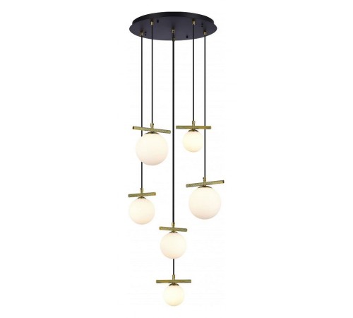 Подвесной светильник iLamp 2134-6D BR+MBK Golden Подвесной светильник iLamp 2134-6D BR+MBK Golden