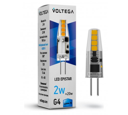 Лампа светодиодная Voltega 7143 Capsule G4 Лампа светодиодная Voltega 7143 Capsule G4