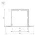 Профиль встраиваемый Arlight 016139 ARH-POWER-F-W35-2000 ANOD