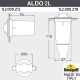 Встраиваемый в дорогу светильник Fumagalli 1L2.000.000.LXZ1L Aldo