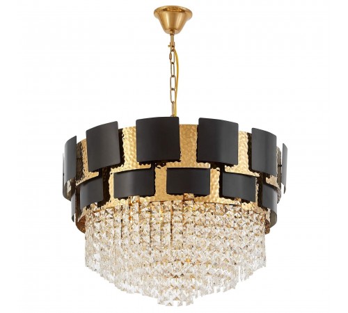 Подвесная люстра LUMINA DECO LDP 7045-600 BK+GD MOLINA Подвесная люстра LUMINA DECO LDP 7045-600 BK+GD MOLINA