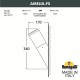 Светильник на штанге Fumagalli DR2.571.000.LYF1R Amelia