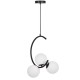 Подвесная люстра LUMINA DECO LDP 7031-3 BK BONIO