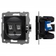 Розетка двойная RJ-12 и Ethernet RJ-45, без рамки Arlight 49853 SCT