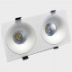 Рамка на 2 светильника Italline IT06-6016 white FR2 IT06-6016