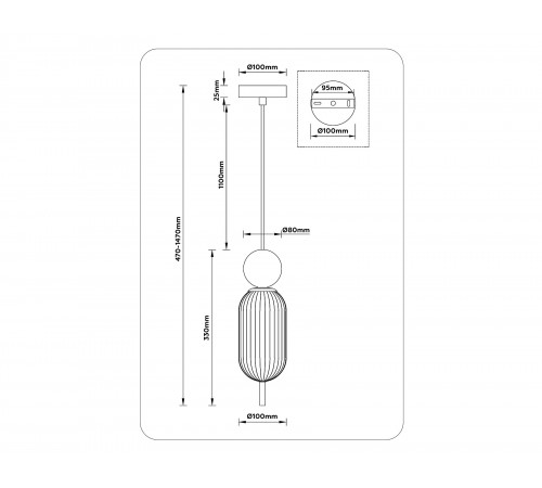 Подвесной светильник Ambrella Light LH53101 LH