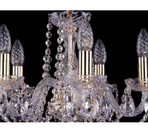 Подвесная люстра Bohemia Ivele Crystal 1402/5/141/G 1402 Подвесная люстра Bohemia Ivele Crystal 1402/5/141/G 1402