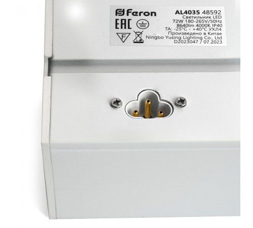 Накладной светильник Feron 48593 AL4035 Накладной светильник Feron 48593 AL4035