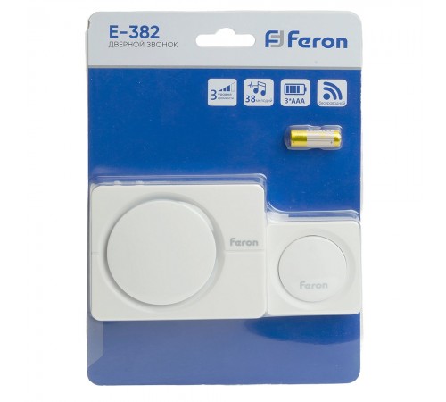 Звонок беспроводной Feron 48922 E-382 Звонок беспроводной Feron 48922 E-382
