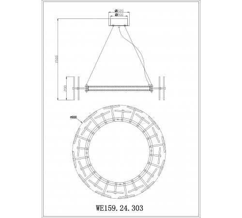 Подвесной светильник Wertmark WE159.24.303 Nicola Подвесной светильник Wertmark WE159.24.303 Nicola