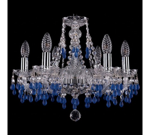 Подвесная люстра Bohemia Ivele Crystal 1410/6/160/Ni/V3001 1410