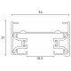 Трек накладной Hesby Lighting 0026 Skylite
