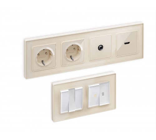 Рамка на 2 поста Ambrella Volt AF580302 Arctic Рамка на 2 поста Ambrella Volt AF580302 Arctic