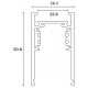Трек накладной Hesby Lighting HSBL_0170 ElDeko