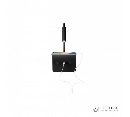 Бра с полкой iLedex 7031C BK Support