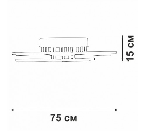 Люстра на штанге Vitaluce V3893-0/9PL V3893 Люстра на штанге Vitaluce V3893-0/9PL V3893