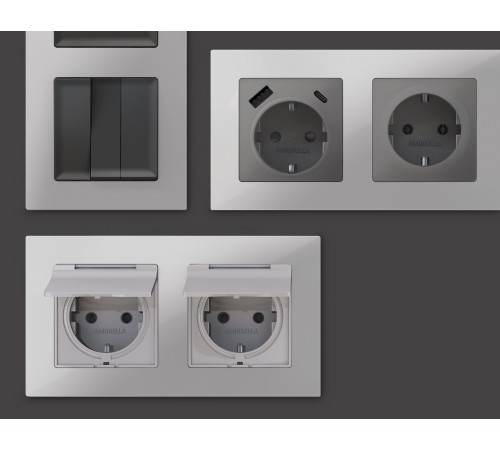 Рамка на 5 постов Ambrella Volt AF220405 Techno Рамка на 5 постов Ambrella Volt AF220405 Techno