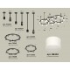Подвесная люстра Ambrella Light XR92222210 XR