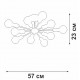 Люстра на штанге Vitaluce V4261-0/10PL V4261