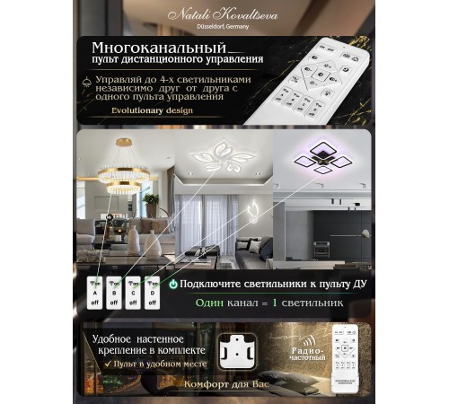 Накладной светильник Natali Kovaltseva INNOVATION STYLE 83141 Накладной светильник Natali Kovaltseva INNOVATION STYLE 83141