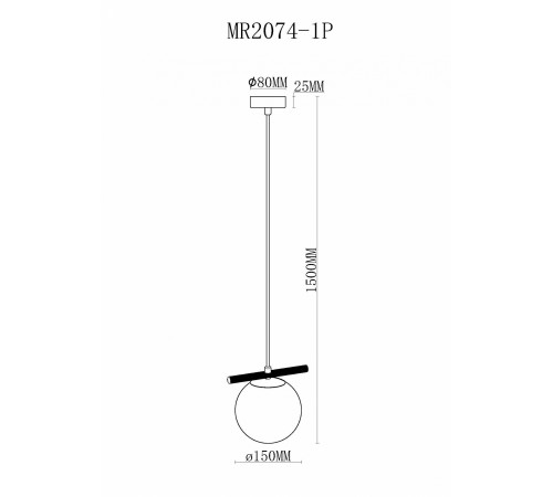 Подвесной светильник MyFar MR2074-1P Francis Подвесной светильник MyFar MR2074-1P Francis