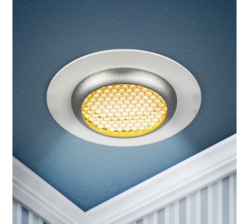 Встраиваемый светильник Эра KL109 WH/SL Встраиваемый светильник Эра KL109 WH/SL