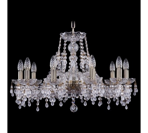 Подвесная люстра Bohemia Ivele Crystal 1410/10/240/Pa/V0300 1410 Подвесная люстра Bohemia Ivele Crystal 1410/10/240/Pa/V0300 1410