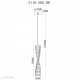 Подвесной светильник iLedex 2119-500 BR Woodstock