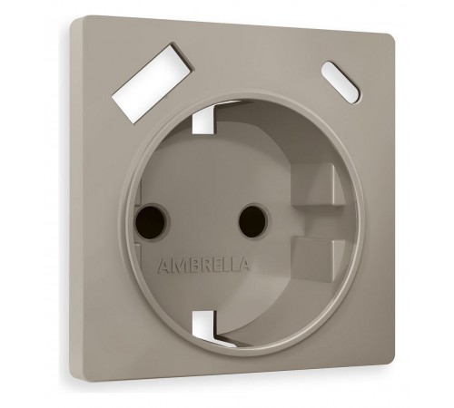 Накладка для розетки с заземлением и со шторками и 2хUSB type A и C Ambrella Volt AP3700 Quant Накладка для розетки с заземлением и со шторками и 2хUSB type A и C Ambrella Volt AP3700 Quant