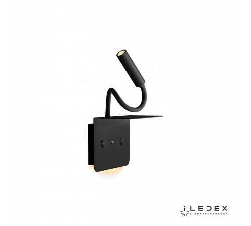 Бра с полкой iLedex 7031C BK Support