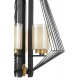 Подвесная люстра LUMINA DECO LDP 1244-5 BK+MD Canti