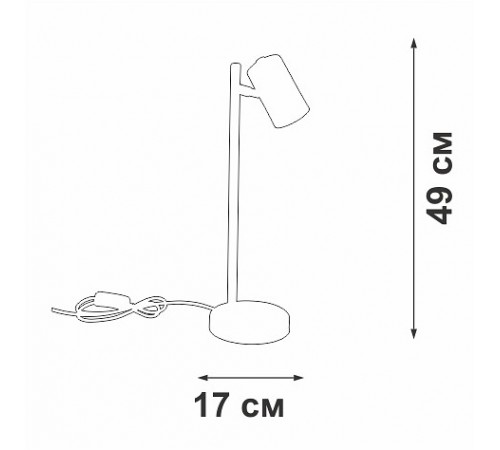 Настольная лампа офисная Vitaluce V2727-1/1L V2727 Настольная лампа офисная Vitaluce V2727-1/1L V2727