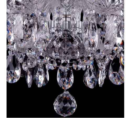Подвесная люстра Bohemia Ivele Crystal 1402/8/160/Ni 1402 Подвесная люстра Bohemia Ivele Crystal 1402/8/160/Ni 1402