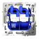 Розетка двойная Ethernet RJ-45 без рамки Voltum VLS060204 S70