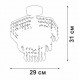 Люстра на штанге Vitaluce V5883-1/1PL V5883