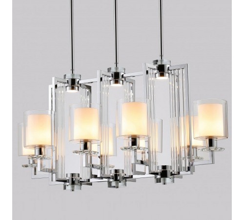 Люстра на штанге iLamp RM6201-8P CR+CL King