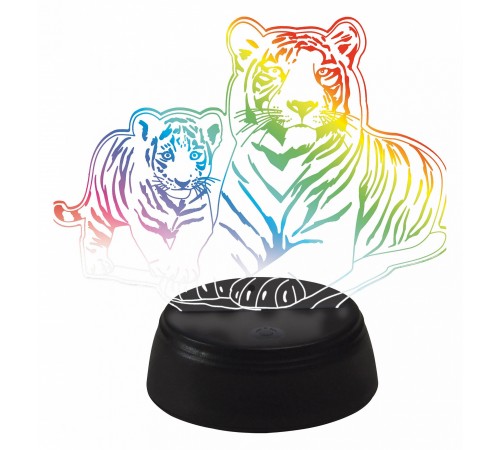 Зверь декоративный ULI-M508 RGB/3AA TIGER FAMILY/BLACK UL-00008403 Зверь декоративный ULI-M508 RGB/3AA TIGER FAMILY/BLACK UL-00008403