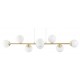 Подвесная люстра LUMINA DECO TP 2002-8 GD Fino