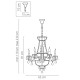 Подвесная люстра Osgona 700164 Classic