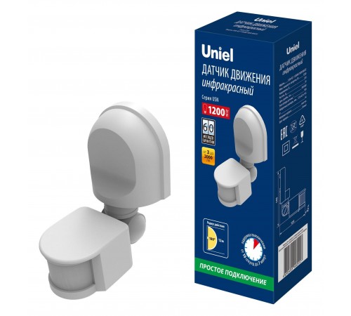 Датчик движения Uniel UL-00009211 USN-R21 Датчик движения Uniel UL-00009211 USN-R21