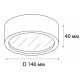 Накладной светильник Italline M04-525-146 black 4000K M04-525-146