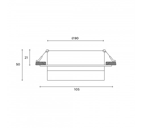 Встраиваемый светильник Hesby Lighting HSBL_0130 Nimbus Встраиваемый светильник Hesby Lighting HSBL_0130 Nimbus